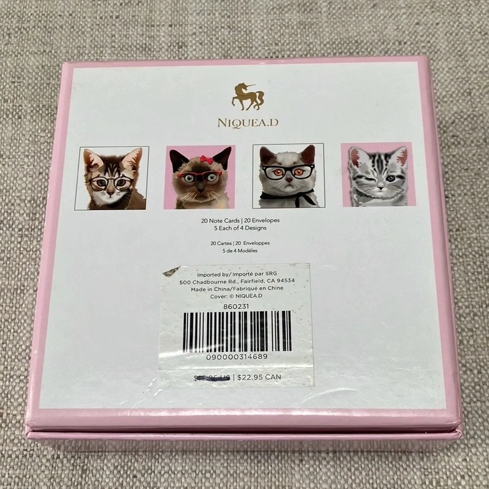 New Niquea.D Cat Stationery